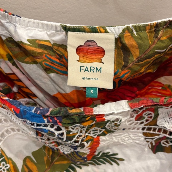 FARM Rio Colorful Tropical Print Blouse - Picture 2 of 5